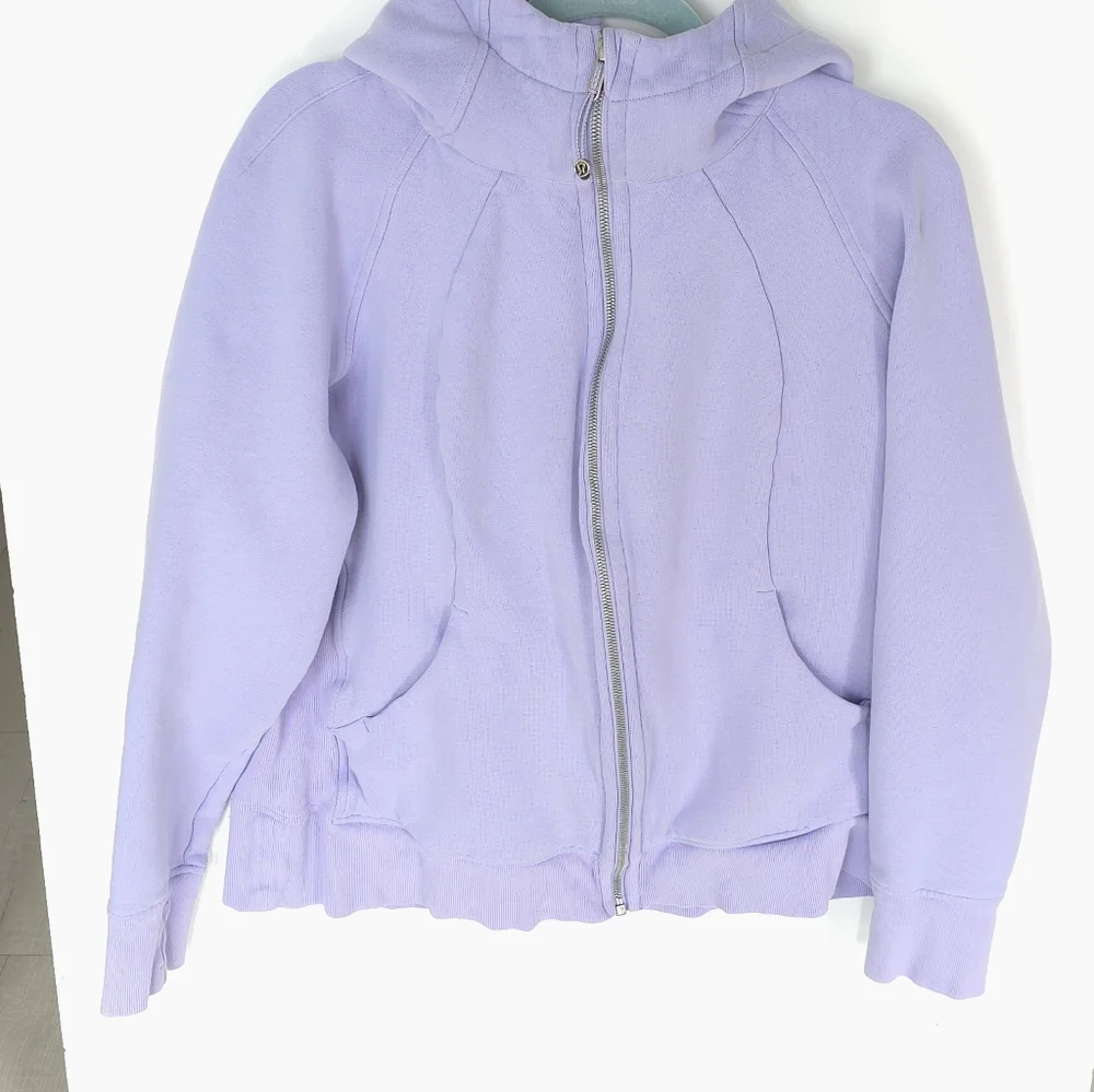 Lululemon Scuba Hoodie Sheer Violet Size 16 - Picture 9 of 9